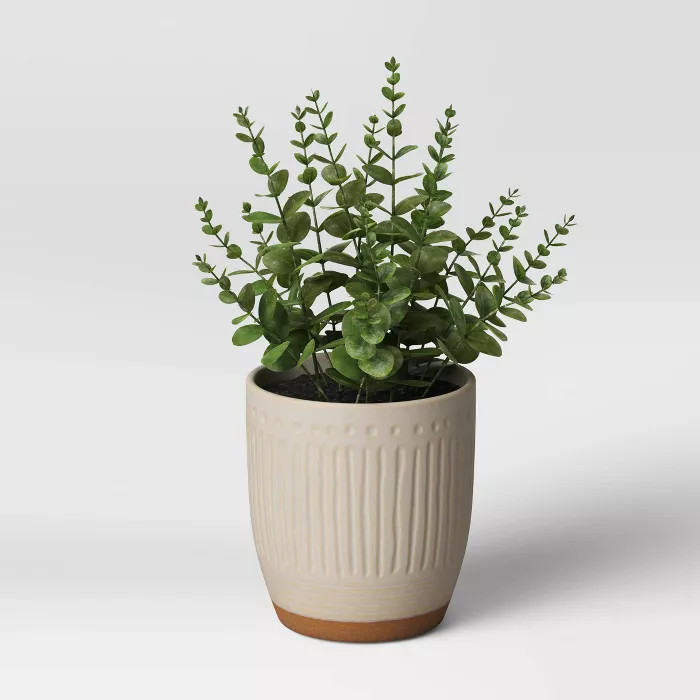 Textured Ceramic Planter White - Opalhouse™ | Target