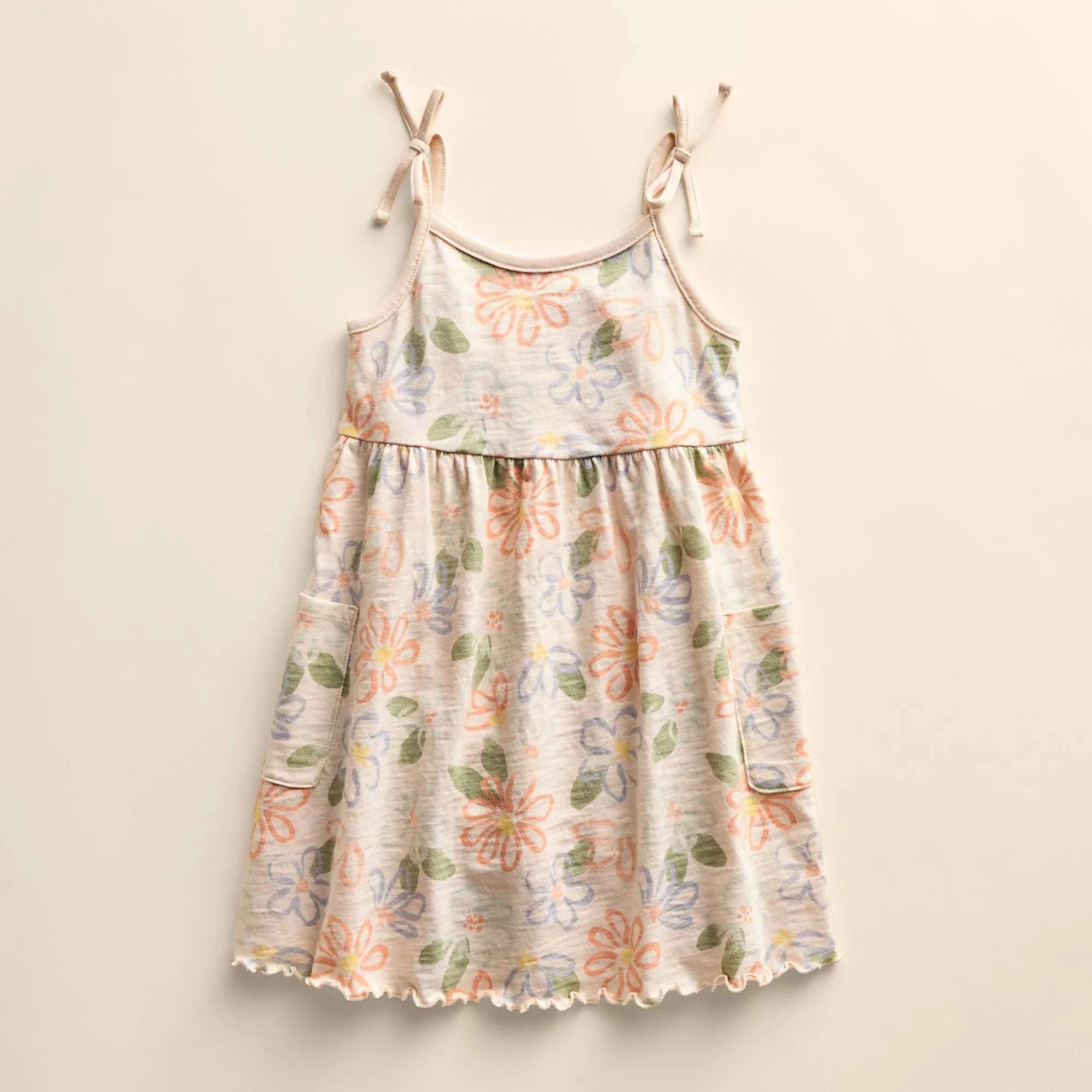 Baby & Toddler Girl Little Co. By Lauren Conrad Organic Bow Pocket Dress | Kohl's
