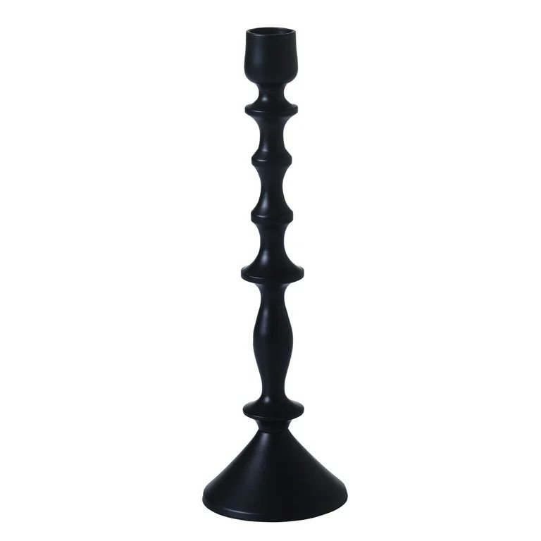 Beautiful Metal Taper Candle Holder by Drew Barrymore, 10", Black - Walmart.com | Walmart (US)