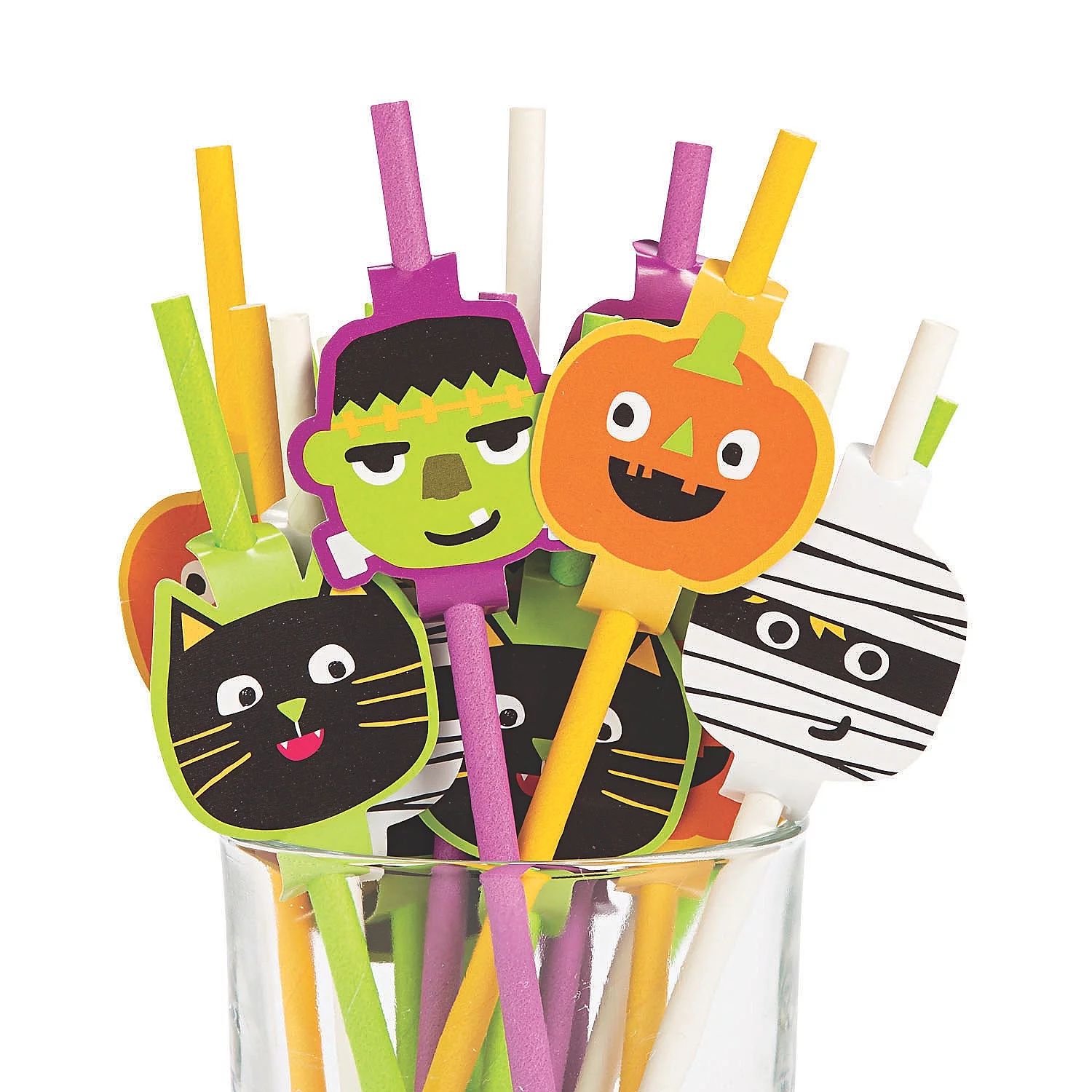 Ghoul Gang Paper Straws - Party Supplies - 24 Pieces | Walmart (US)