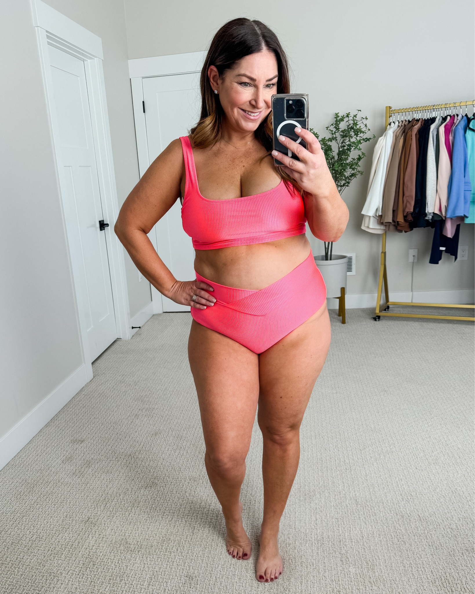 Bikini from Aerie tts, wearing L in top and bottoms 

#LTKswim #LTKmidsize #LTKSeasonal