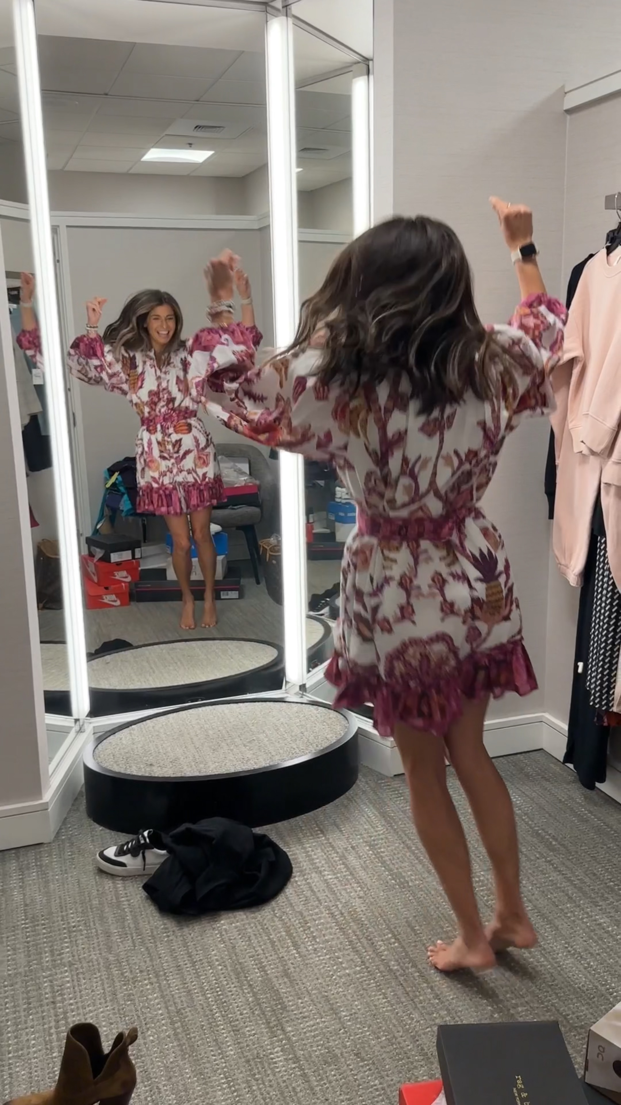 We went to Nordstrom 💛💛
Outfit 1 

Jamie 
Jean 32 / rating 9
Bodysuit xl / rating 9 
Sweater L / 9 

Mm 
Jeans 4 / 9
Bodysuit small / 9 
Blazer small / 8

Outfit 2 

Jamie 
Vest Xl /rating 3 
Pants 12 (wanted 14) /rating 3 
Blazer L (wanted xl ) /rating 4 

Mm 
Vest small / rating 7 
Pants small : rating 5 

Outfit 3 
Jamie Large / rating 8 
Mm small / rating 7

Outfit 4 
Jamie 
Sweater Large / 5
Pants Large /8

Mm 
Sweater small / 4 
Pants small / 8




#LTKSeasonal #LTKxNSale #LTKSummerSales