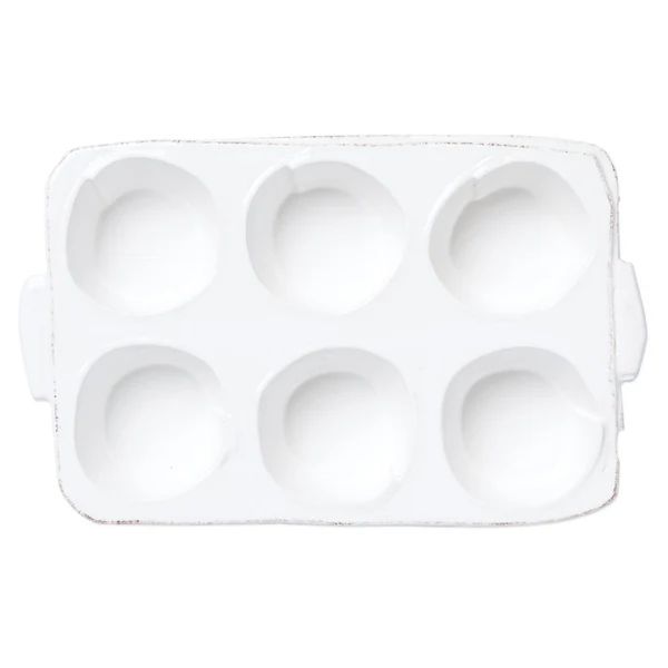 VIETRI Lastra White Muffin Tin | Waiting On Martha