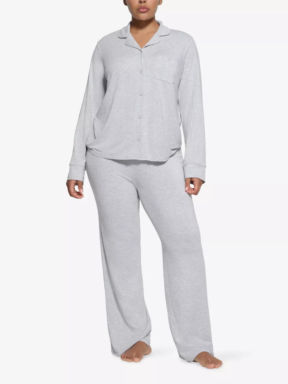 Long-Sleeve Button-Up Modal-Jersey Sleep Set | Selfridges