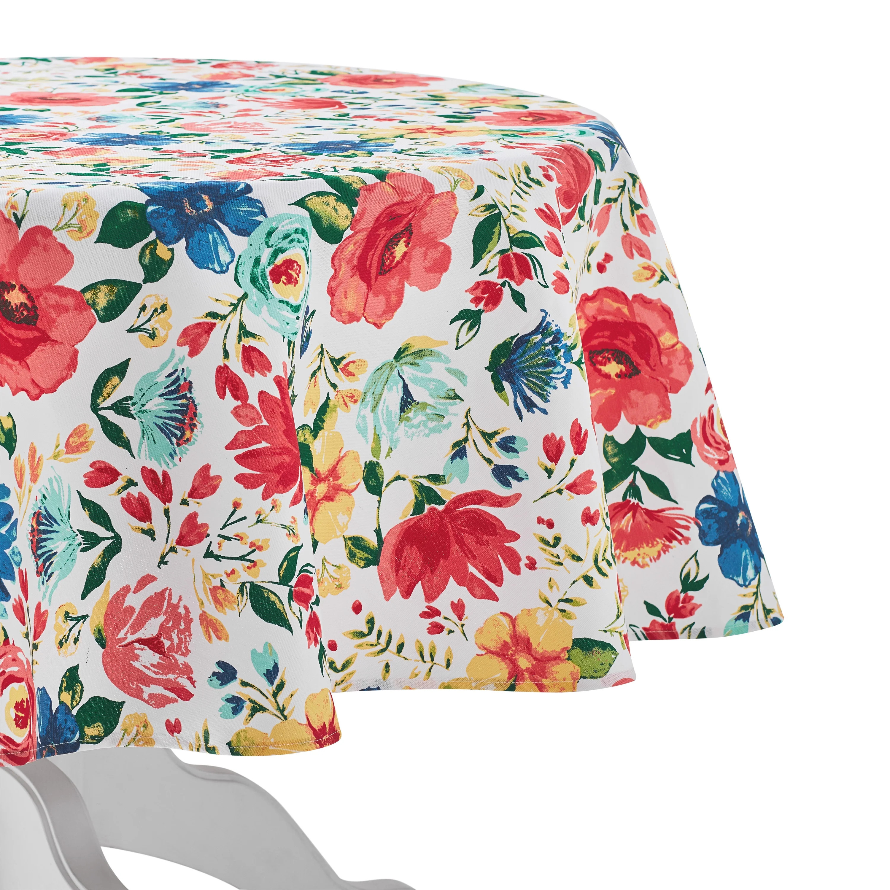 The Pioneer Woman Delaney Round Fabric Tablecloth, 70" - Walmart.com | Walmart (US)