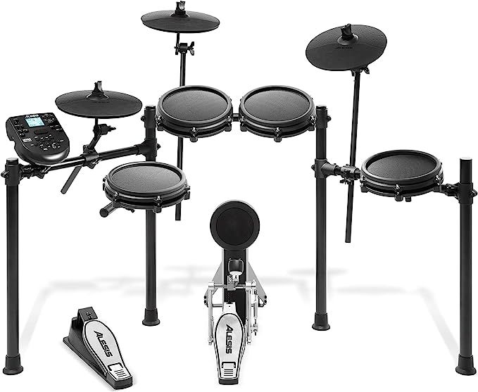 Alesis Drums Nitro Mesh Kit - Electric Drum Set with USB MIDI Connectivity, Mesh Drum Pads, Kick ... | Amazon (US)