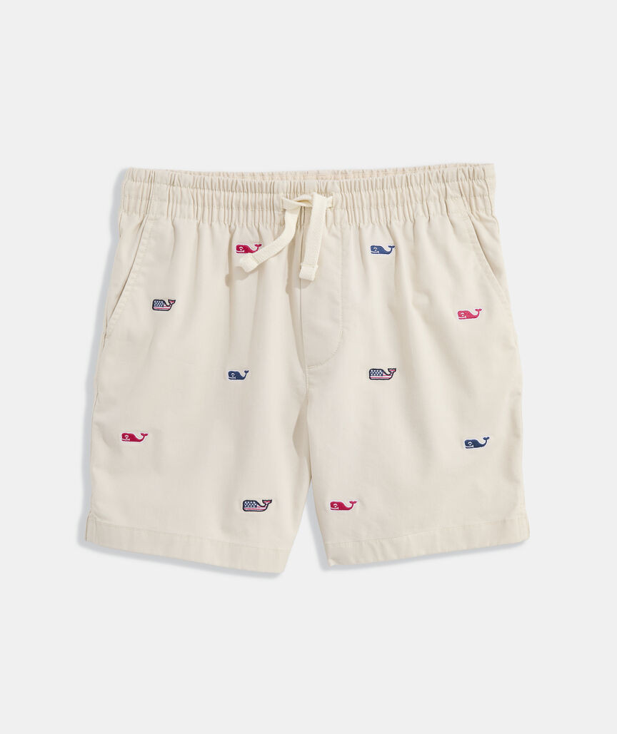 Boys' Whale Embroidered Pull-On Shorts | vineyard vines