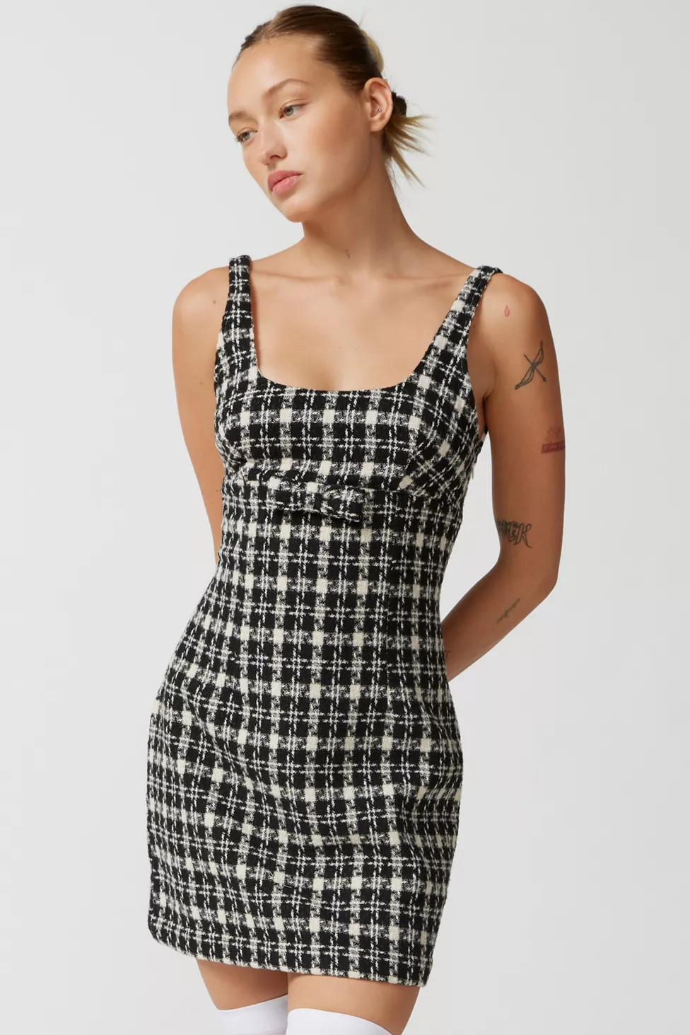 UO Lily Printed Mini Dress | Urban Outfitters (US and RoW)