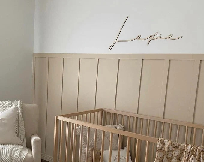 Baby Name, Wood Name, Name Sign, Kid Room, Decor, Nursery Name Sign, Shower Gift, Decoration, Las... | Etsy (US)