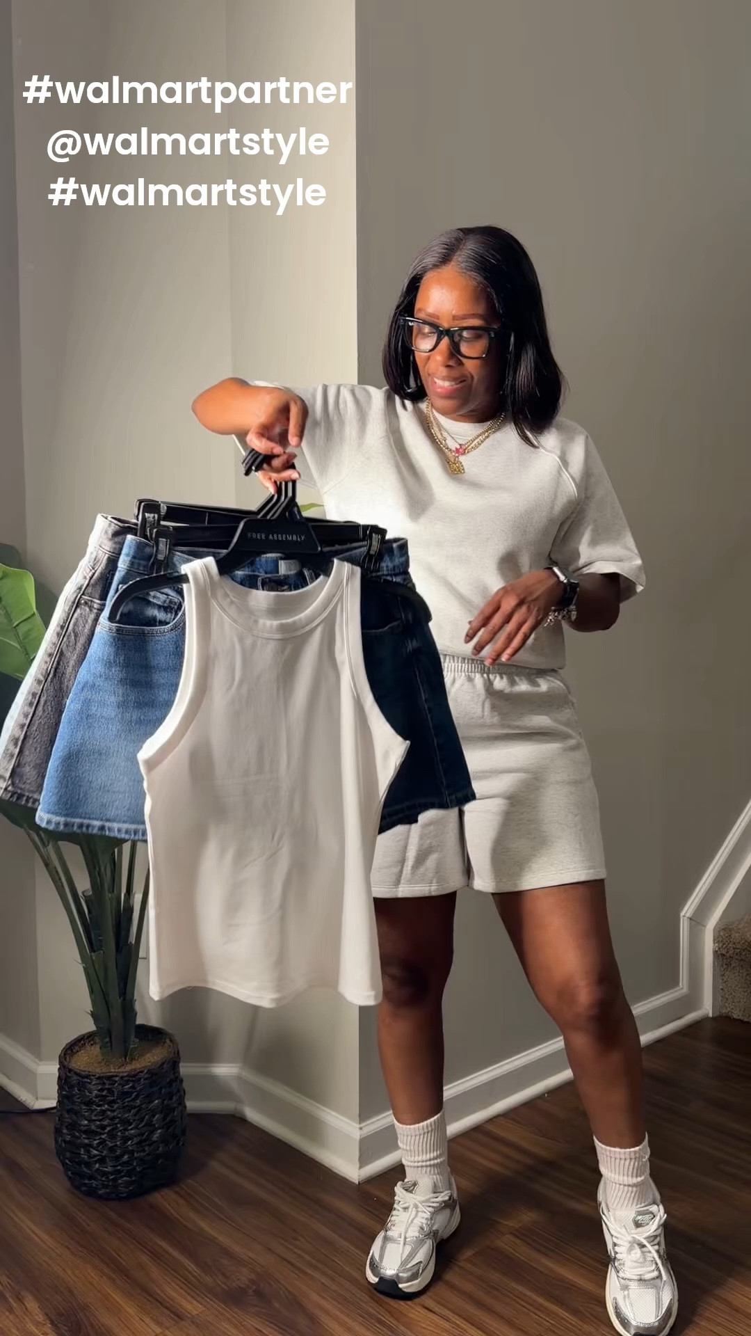 #walmartpartner My favorite denim shorts #walmartstyle @walmartstyle

#LTKPetite #LTKOver40 #LTKootd