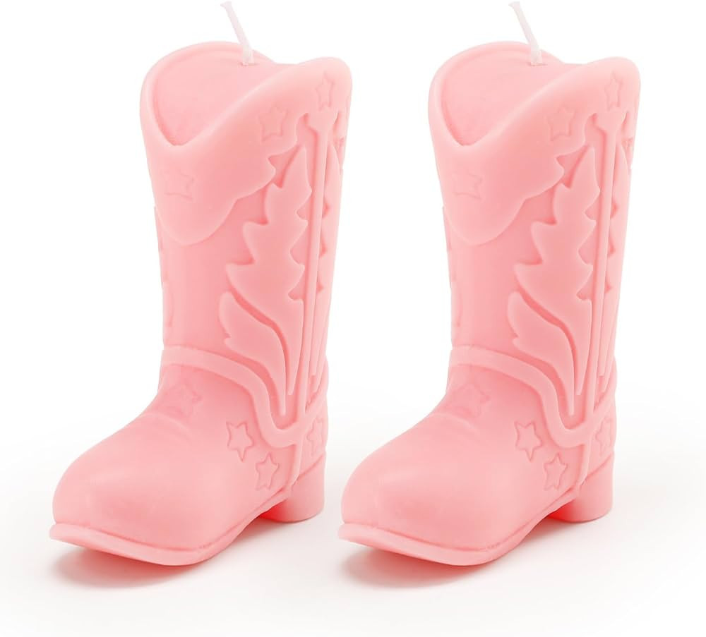 Tuitessine Cowgirl Gifts Novelty Boot Candle Cowboy Decorative Candles Natural Soy Wax Lavender S... | Amazon (US)