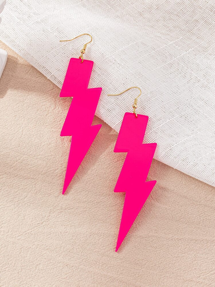 Lightning Design Drop Earrings | SHEIN