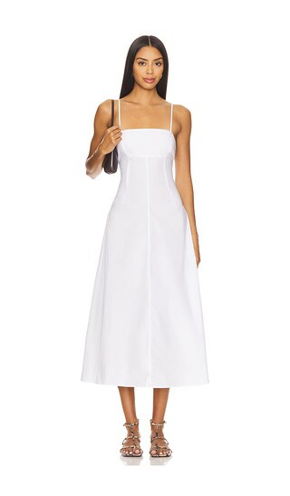 x Coco Liah Midi Dress in White | Revolve Clothing (Global)