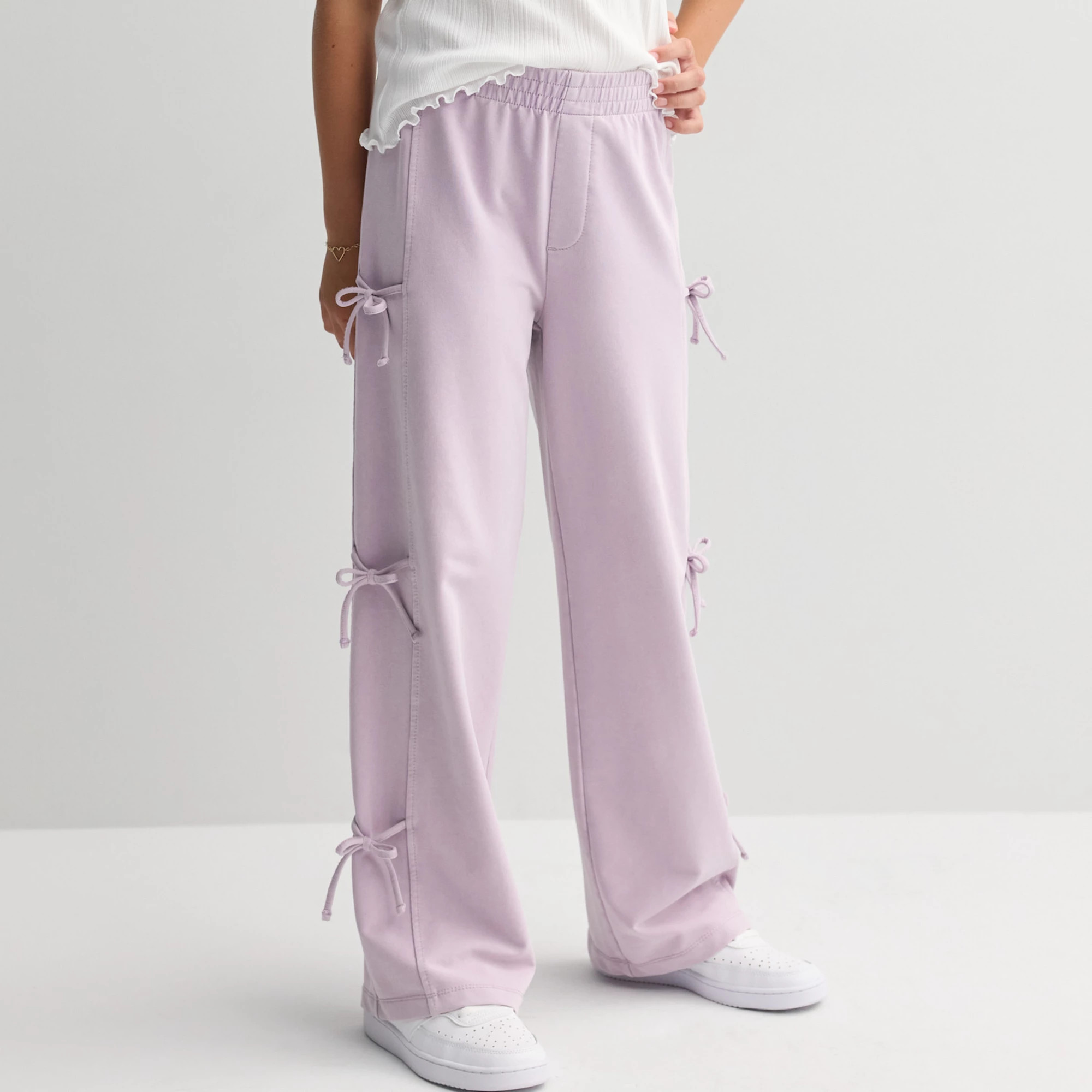 Girls 7-16 Vanilla Star Side Bow Wide Leg Pants | Kohl's