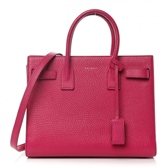 SAINT LAURENT

Grained Calfskin Baby Sac De Jour Fuchsia | Fashionphile