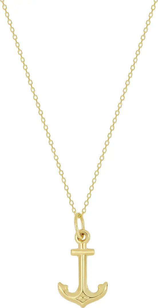 Bony Levy 14K Gold Anchor Pendant Necklace | Nordstrom | Nordstrom