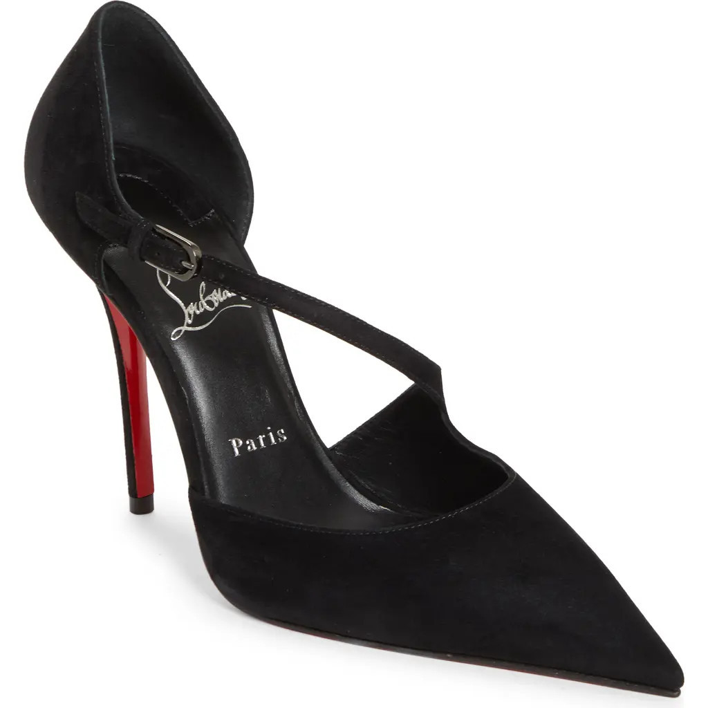 Christian Louboutin Miss Ziggyta d'Orsay Pump in Black at Nordstrom, Size 10.5Us | Nordstrom