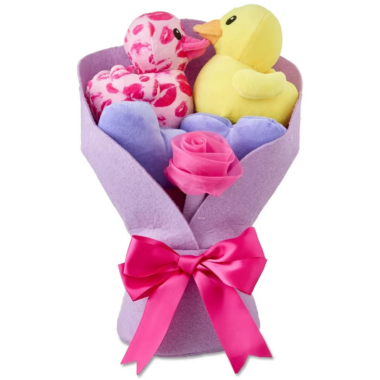 Medium Ducks Bouquet Plush, Purple, 14", Valentine's Day by Way To Celebrate | Walmart (US)