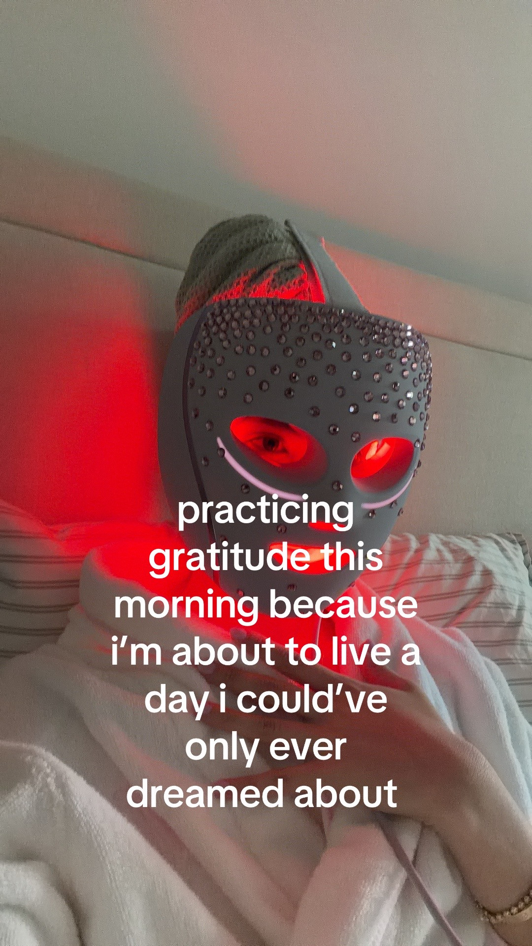 A little Shark CryoGlow Mask red light therapy to prep for the big day! ✨ 

 #LTKBeauty #LTKgrwm #LTKselfcare