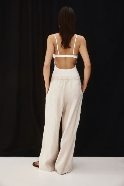 Wide-leg Linen Pants | H&M (US + CA)