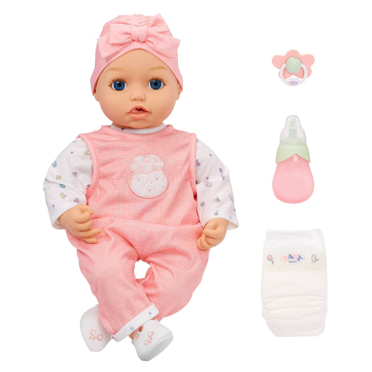 BABY Born My Real Baby Doll Annabell - Blue Eyes: Sounds, Soft Body, Includes Pacifier & Outfit | Target