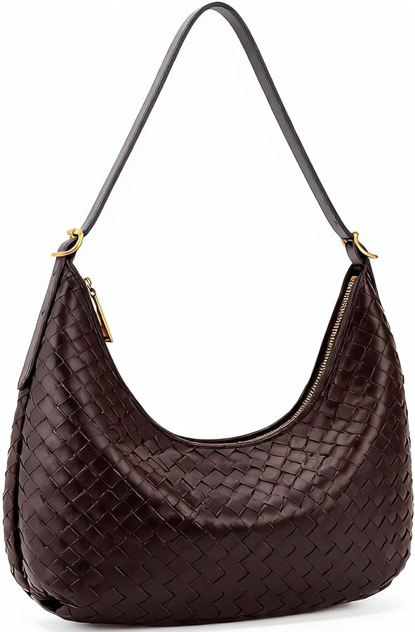 Shoulder Bag Handbag for Women Crossbody Tote Bags Woven Purse Clutch Women's Medium Underarm Hob... | Amazon (US)