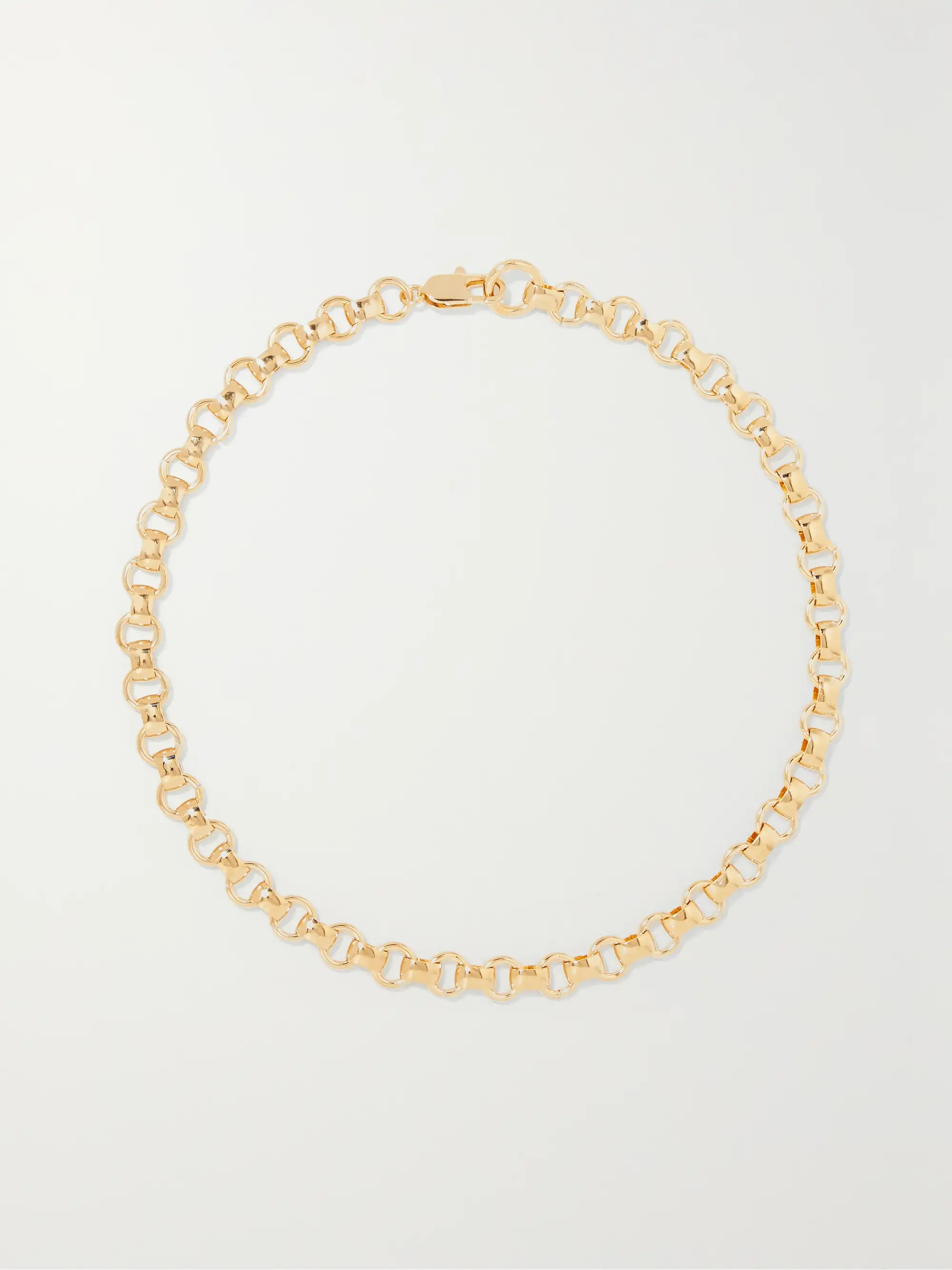 + NET SUSTAIN Franca gold-plated necklace | NET-A-PORTER (UK & EU)