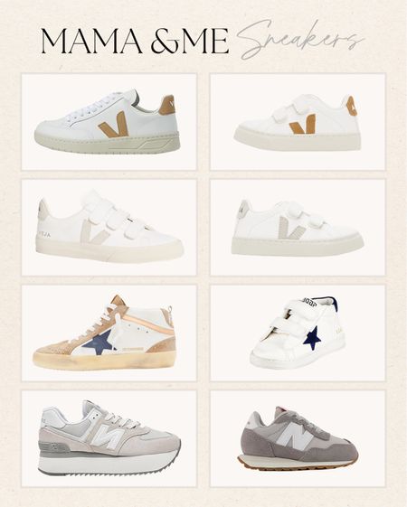 Mama & me sneakers 😍 all different price points. Love love the veja’s we got for spring / summer. They are SO cute!! 

Sneakers, toddler shoes, toddler boy, mama and me, matching, new balance, golden goose, Veja sneakers 

#LTKfamily #LTKshoecrush #LTKkids