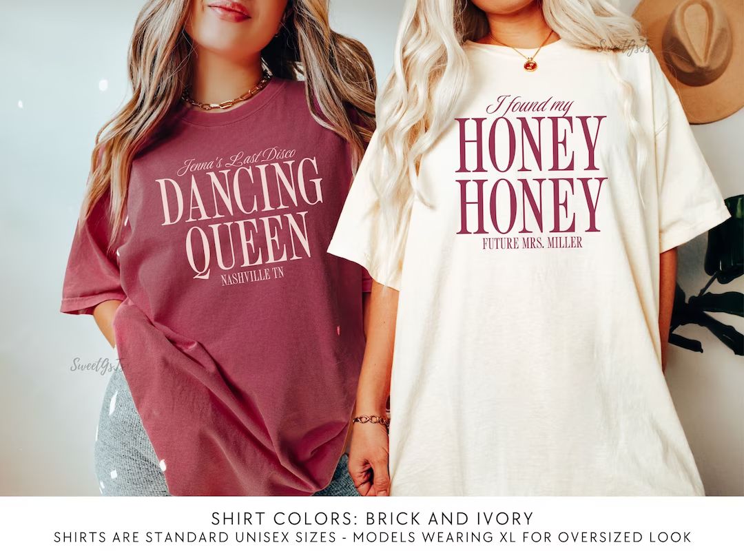 Disco Bachelorette Shirts, Disco Bride Dancing Queens Shirts, Disco in the Desert Bachelorette, S... | Etsy (US)