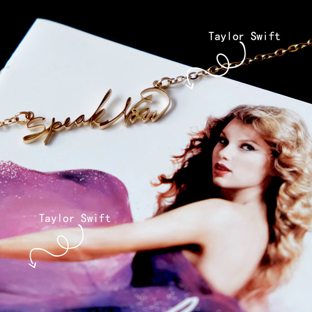 Taylor Swift necklace, Speak now necklace | Etsy (US)