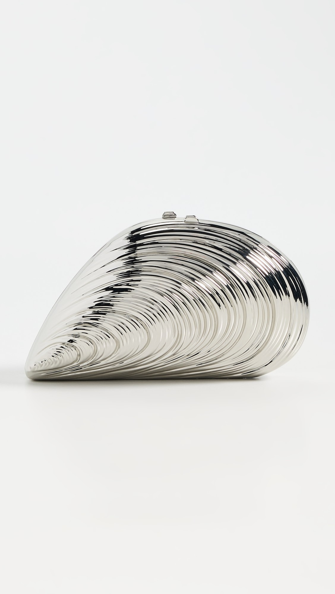 SIMKHAI Bridget Mini Metal Oyster Shell Clutch | Shopbop | Shopbop