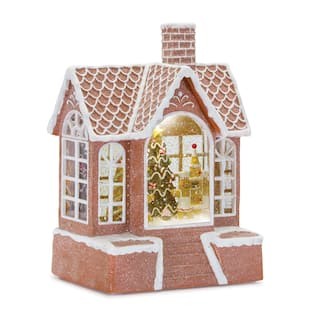 9" LED Gingerbread Snow Globe | Michaels Stores