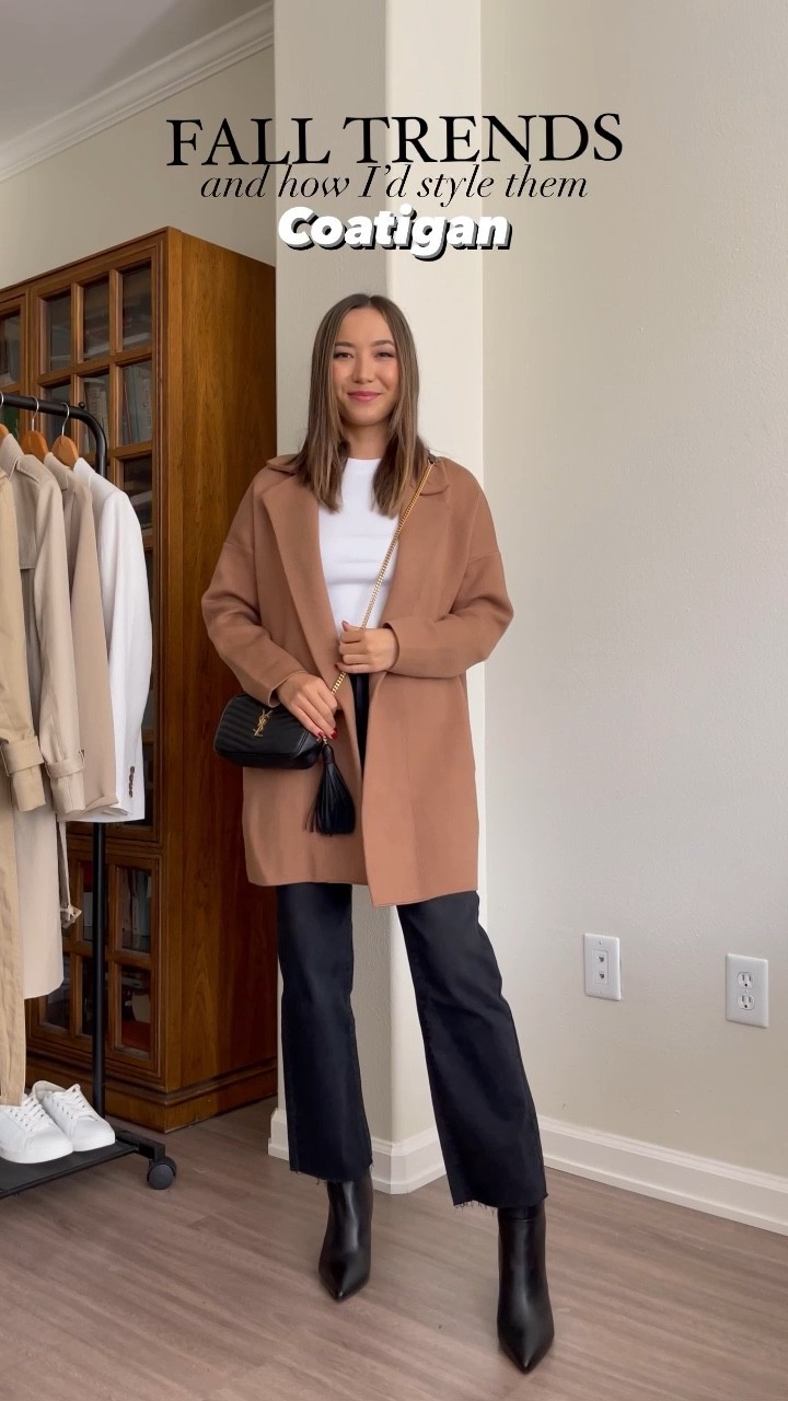 Coatigan - runs large wearing xs 
Faux leather pants - runs large, perfect for my curvier ladies! 
Wearing xs in all other pieces 
Code JAZZ20 

#LTKunder100 #LTKstyletip #LTKSeasonal