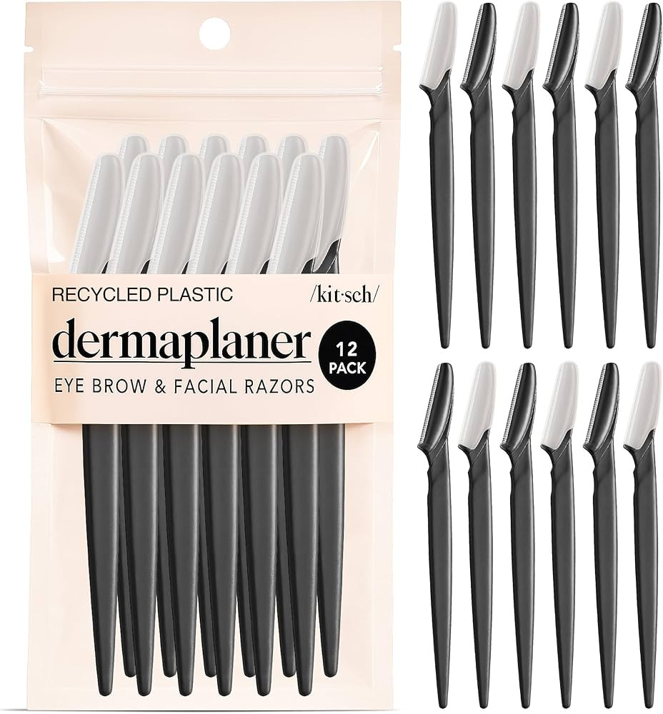 Kitsch Dermaplane Razor for Women Face – Face Razors for Women & Men, Eye Brow Razors & Face Sh... | Amazon (US)