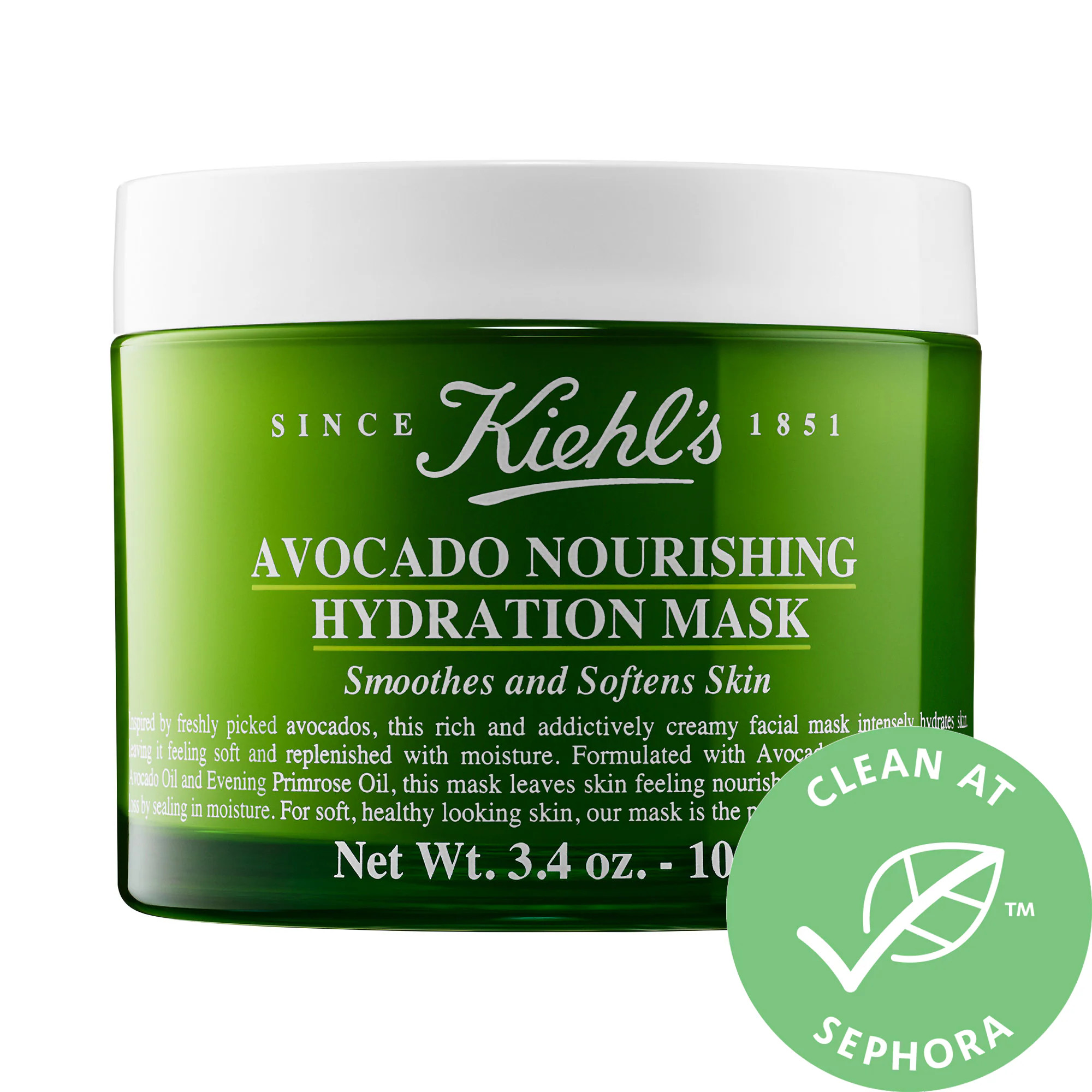Kiehl's Since 1851 Avocado Nourishing Hydration Mask 3.4 oz/ 100 mL | Sephora (US)