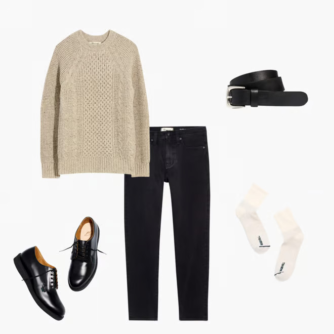 Cableknit Fisherman Sweater | Madewell