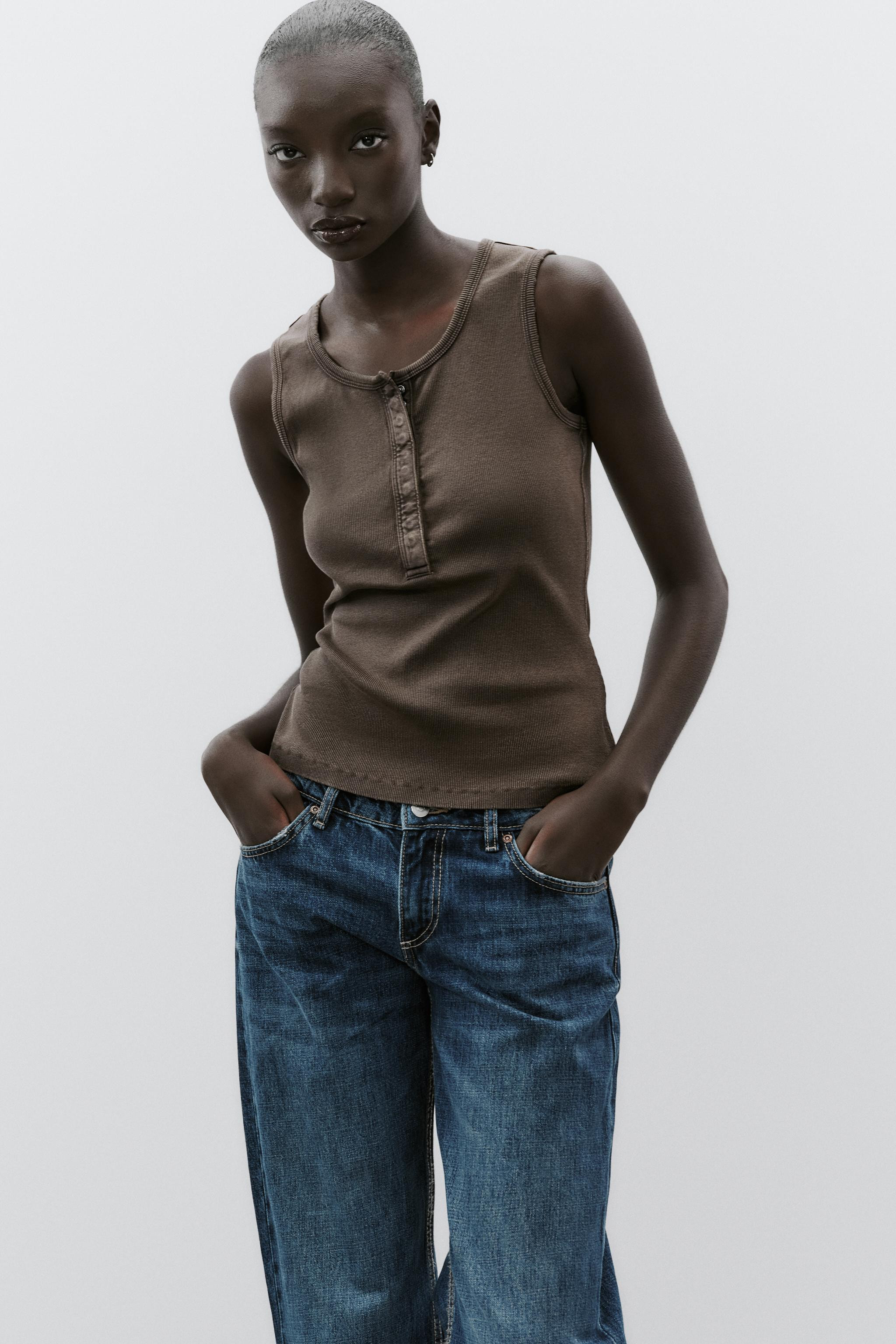 RIBBED FADED TOP | Zara US