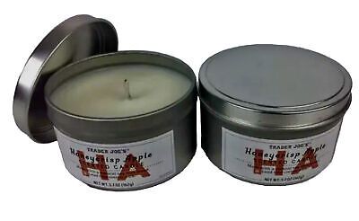 2 PK  Trader Joe&#039;s Candle Honeycrisp Apple Scented Tin 5.7oz  20 hrs Burn Time🍯  | eBay | eBay US