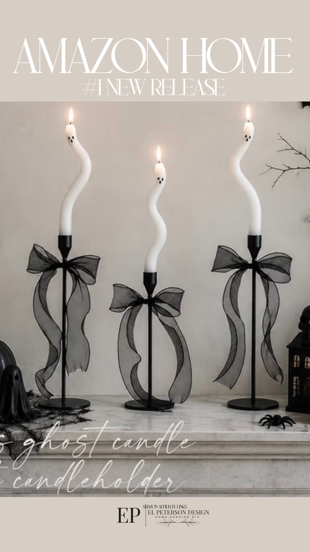 Amazon 
# 1 new release 
Ghost candles

#LTKHome