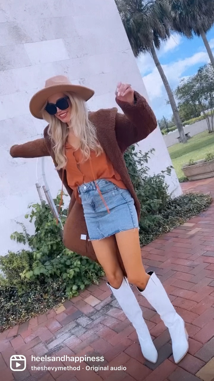 #boots #teddycoat #skirt 

#LTKSeasonal #LTKshoecrush