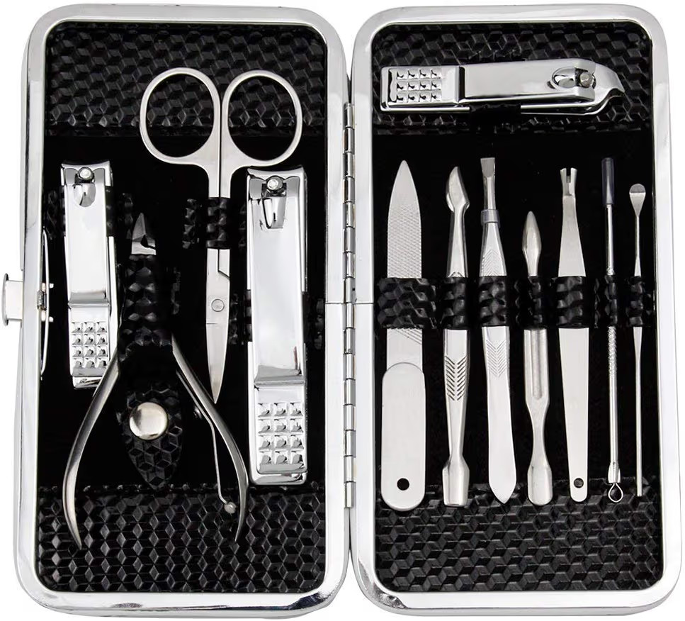 ZIZZON Manicure, Pedicure Kit, Nail Clippers Set of 12Pcs, Professional Grooming Kit, Nail Tools ... | Amazon (US)