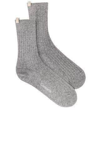 Comme Si The Yves Sock in Heather Grey from Revolve.com | Revolve Clothing (Global)