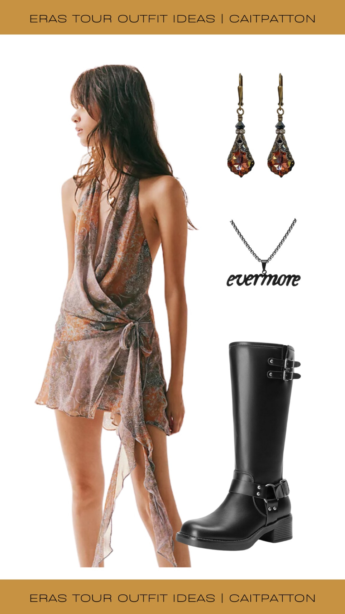 Evermore outfit ideas, evermore outfits, evermore era outfits, eras tour outfit ideas, eras tour outfits, Taylor swift evermore, Taylor swift eras tour, Taylor swift outfits, Taylor swift outfit, evermore album, retro dress, flowy dress, evermore dress, black boots, fall boots, evermore necklace, vintage inspired earrings 

#LTKFindsUnder100 #LTKShoeCrush #LTKParties