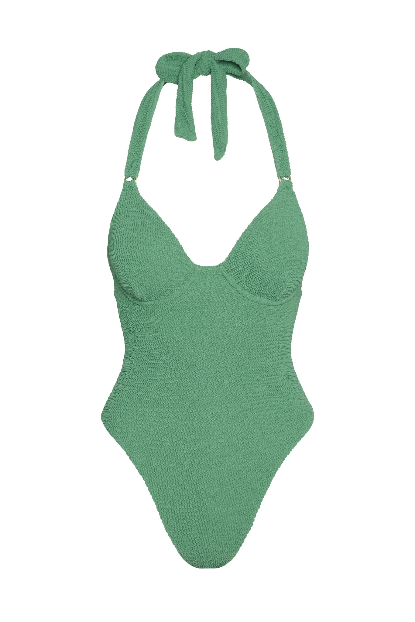 Honolulu One Piece - Pond Crinkle | Monday Swimwear