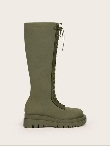 Lace up Army green Chelsea boots
#chelseaboots #laceupkneehighxhelseaboots #chelseaboots #armygreenchelseaboots

#LTKshoecrush #LTKSeasonal #LTKunder50