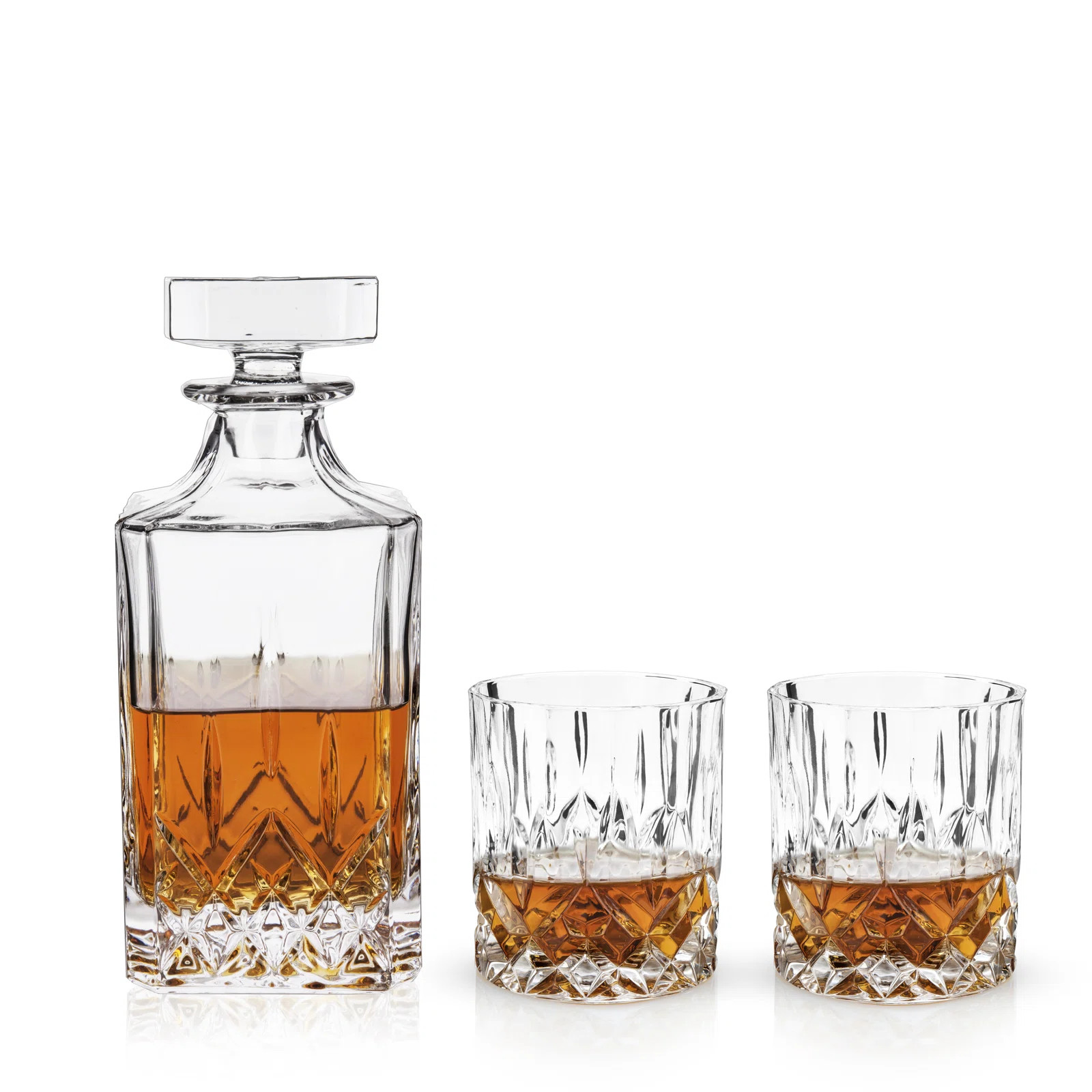Viski Admiral 3 Piece Whiskey Decanter Set | Wayfair North America