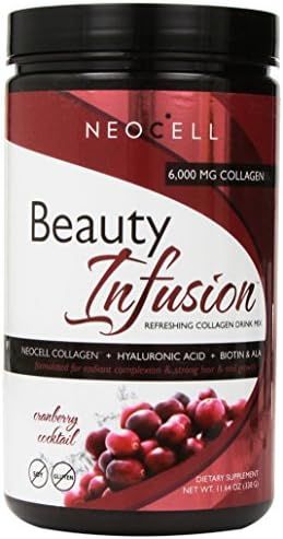 Neocell Beauty Infusion Refreshing Collagen Drink Mix Supplement, Cranberry Cocktail,11.64 OZ | Amazon (US)