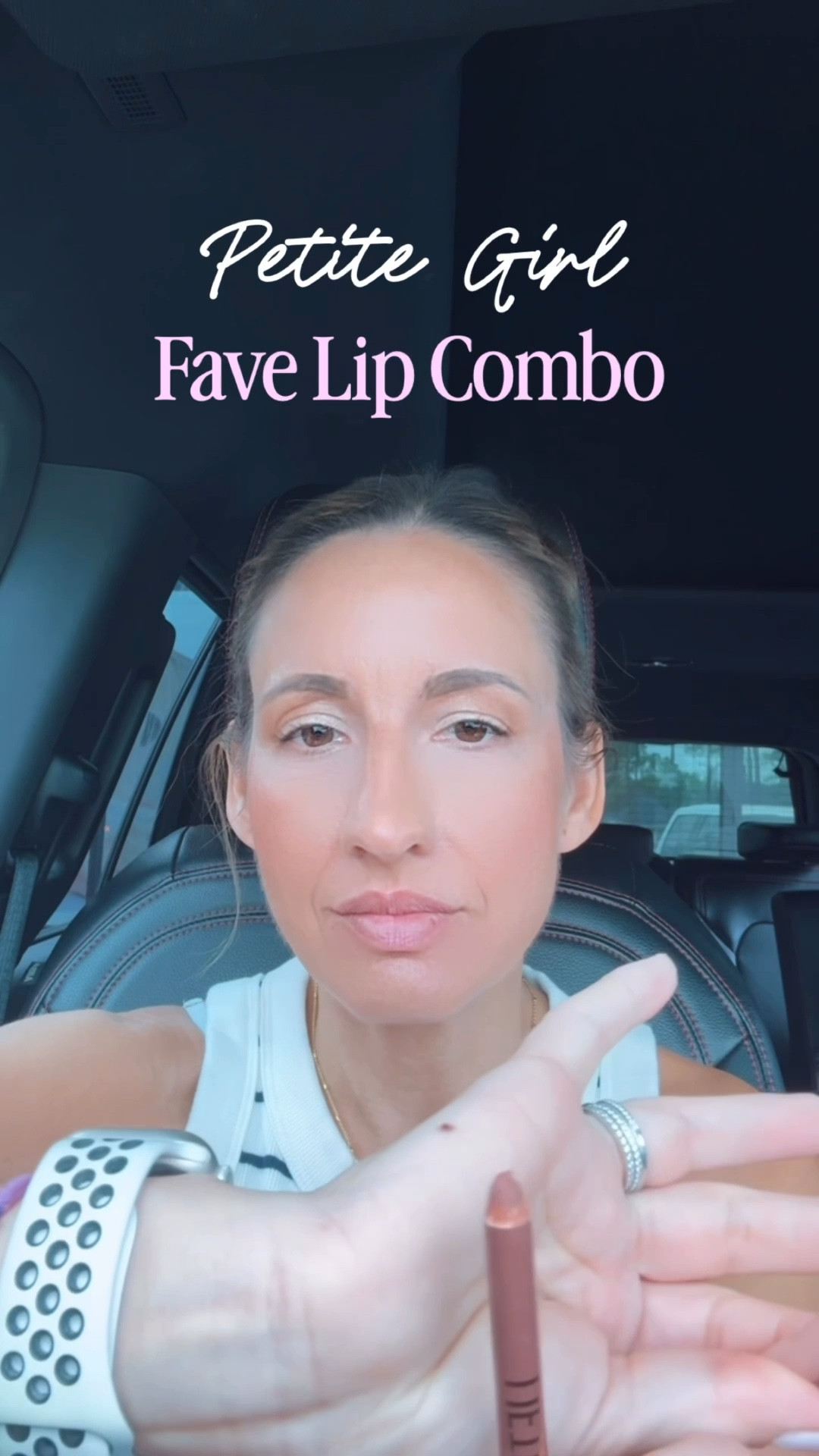 Hi! This lip combo mixes drugstore and luxury brand makeup together. I love this lip combo. 
Maybelline lip pencil: On It
MAC Lipstick: Viva Glam Viva Equality
Maybelline Lip Gloss: Reed
Tank top runs tts. 
Necklace is from Kendra Scott  


#LTKmorningroutine #LTKBeauty #LTKOver40