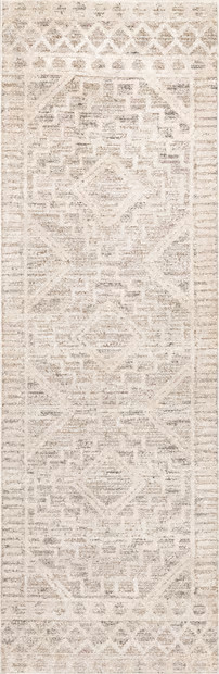 Beige Miranda Moroccan Diamond 2' 8" x 8' Area Rug | Rugs USA