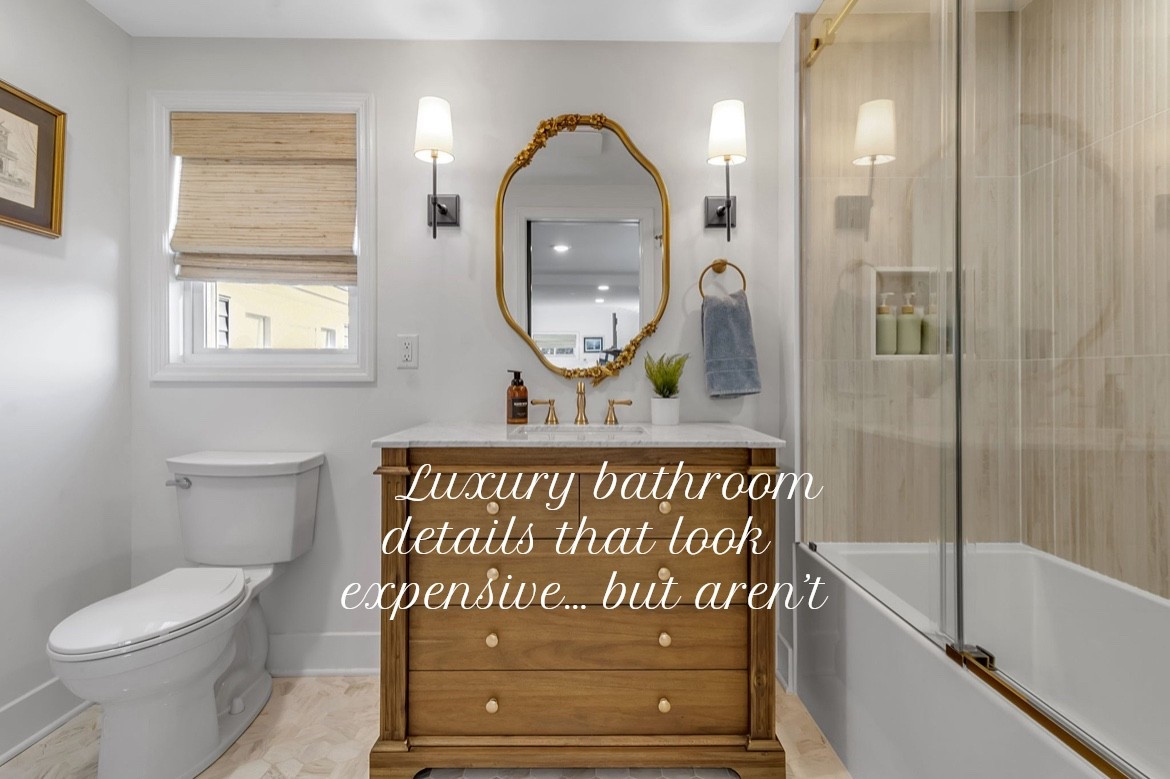 If you want your bathroom to feel like a boutique hotel, start with the small details. Think elevated lighting, a beautiful mirror, warm hardware, and spa-style accessories. These are the affordable upgrades designers use to create a luxury look without a full renovation. Shop the pieces here.

#amandacodesign #ltkhome #bathroomstyle

#LTKHome